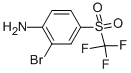 2-bromo-4-(trifluoromethylsulfonyl)benzenamine CAS#: 16368-43-7
