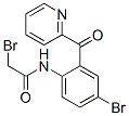 2-bromo-N-[4-bromo-2-(pyridin-2-ylcarbonyl)phenyl]acetamide CAS#: 1694-64-0