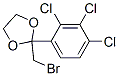 2-(bromomethyl)-2-(2,3,4-trichlorophenyl)-1,3-dioxolane CAS#: 24169-32-2