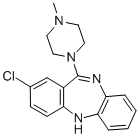 2-chloro-11-(4-methyl-1-piperazinyl)-5H-dibenzo(b,e)(1,4)diazepine CAS#: 1977-08-8