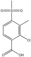 2-chloro-3-(Methylsulfonyl)benzoic acid CAS#: 106904-09-0