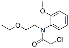 2-chloro-N-(2-ethoxyethyl)-N-(2-methoxyphenyl)acetamide CAS#: 100346-59-6