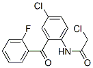 2-chloro-N-[4-chloro-2-(2-fluorobenzoyl)phenyl]acetamide CAS#: 2836-40-0