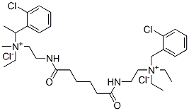 (2-chlorophenyl)methyl-[2-[5-[2-[(2-chlorophenyl)methyl-diethyl-ammonio]ethylcarbamoyl]pentanoylamino]ethyl]-diethyl-azanium dichloride CAS#: 108021-63-2