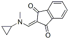 2-[(cyclopropylmethylamino)methylidene]indene-1,3-dione CAS#: 104582-17-4