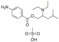 2-(diethylamino)-4-methylpentyl 4-aminobenzoate, monomethanesulphonate CAS#: 135-44-4