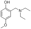 2-(diethylaminomethyl)-4-methoxy-phenol CAS#: 23562-78-9
