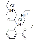 [2-diethylammonio-1-[(2-ethoxycarbonylphenyl)carbamoyl]ethyl]-diethyl- azanium dichloride CAS#: 110437-09-7