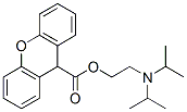 2-[(diisopropyl)amino]ethyl 9H-xanthene-9-carboxylate CAS#: 13347-41-6