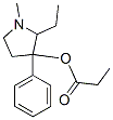 2-ethyl-1-methyl-3-phenyl-pyrrolidin-3-ol, propanoate CAS#: 102280-76-2