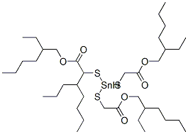 2-ethylhexyl 10-ethyl-4-[[2-[(2-ethylhexyl)oxy]-2-oxoethyl]thio]-4-octyl-7-oxo-8-oxa-3,5-dithia-4-stannatetradecanoate CAS#: 27107-89-7