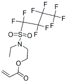 2-[ethyl[(nonafluorobutyl)sulphonyl]amino]ethyl acrylate CAS#: 17329-79-2