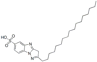 2-heptadecyl-3H-pyrazolo[1,5-a]benzimidazole-6-sulphonic acid CAS#: 24939-67-1