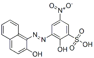 2-hydroxy-3-[(2-hydroxy-1-naphthyl)azo]-5-nitrobenzenesulphonic acid CAS#: 25926-45-8
