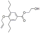 2-hydroxyethyl 4-prop-2-enoxy-3,5-dipropyl-benzoate CAS#: 100347-77-1