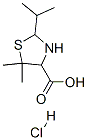 2-isopropyl-5,5-dimethylthiazolidine-4-carboxylic acid hydrochloride CAS#: 13385-66-5