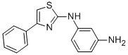 2-(m-Aminoanilino)-4-phenyl-thiazole CAS#: 1619-41-6