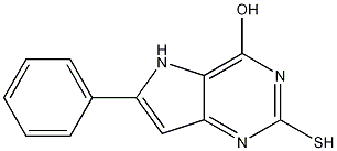 2-mercapto-6-phenyl-5H-pyrrolo[3,2-d]pyrimidin-4-ol CAS#: 237435-30-2