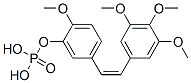 [2-methoxy-5-[(Z)-2-(3,4,5-trimethoxyphenyl)ethenyl]phenoxy]phosphonic acid CAS#: 222030-63-9