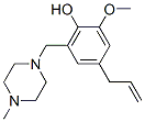 2-methoxy-6-[(4-methylpiperazin-1-yl)methyl]-4-prop-2-enyl-phenol CAS#: 21594-84-3