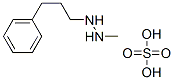 2-methyl-1-(3-phenylpropyl)hydrazine, sulfuric acid CAS#: 16602-96-3