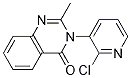 2-methyl-3-(2'-chloropyrid-3'-yl)quinazolin-4-one CAS#: 20091-81-0