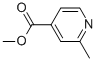 2-methyl-4-pyridinecarboxylic acid methyl ester CAS#: 16830-24-3