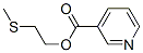 2-methylsulfanylethyl pyridine-3-carboxylate CAS#: 101952-67-4