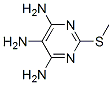 2-methylsulfanylpyrimidine-4,5,6-triamine CAS#: 1431-40-9