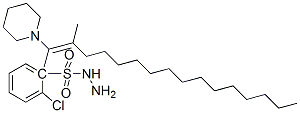 2'-(o-chloro-alpha-piperidinobenzylidene)hexadecane-1-sulphohydrazide CAS#: 18118-66-6