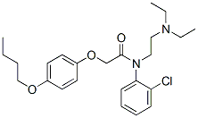 2-(p-Butoxyphenyloxy)-2'-chloro-N-[2-(diethylamino)ethyl]acetanilide CAS#: 27468-70-8