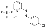 2-((p-Chlorophenyl)azo)-1-ethylpyridiniumtetrafluoroborate CAS#: 16600-15-0