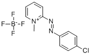2-((p-Chlorophenyl)azo)-1-methylpyridiniumtetrafluoborate CAS#: 16600-16-1
