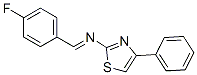 2-[(p-Fluorobenzylidene)amino]-4-phenylthiazole CAS#: 24050-99-5