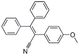 2-(p-Methoxyphenyl)-3,3-diphenylacrylonitrile CAS#: 16143-89-8