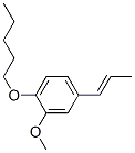 2-pentyloxy-5-prop-1-enylanisole CAS#: 10484-36-3