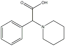 2-phenyl-2-(piperidin-1-yl)acetic acid CAS#: 107416-49-9