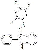 2-phenyl-3-[(2,4,5-trichlorophenyl)azo]indole CAS#: 17601-86-4