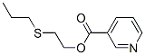 2-propylsulfanylethyl pyridine-3-carboxylate CAS#: 101952-73-2