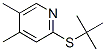 2-tert-Butylthio-4,5-dimethylpyridine CAS#: 18794-51-9