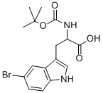 2-[(tert-butoxycarbonyl)amino]-3-(5-bromo-1H-indol-3-yl)propanoic acid CAS#: 67308-26-3