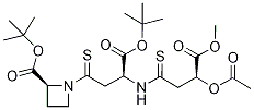 (2S,3S,3''S)-N-[3-(3-Acetoxy-3-methoxycarbonylpropanamido)-3-tert-butoxythiocarbonylpropanoyl]azetidine-2-thiocarboxylic Acid tert-Butyl Ester CAS#: 201283-57-0