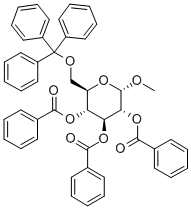 Methyl-6-O-trityl-2,3,4-tri-O-benzoyl-α-D-glucopyranoside CAS#: 20231-39-4