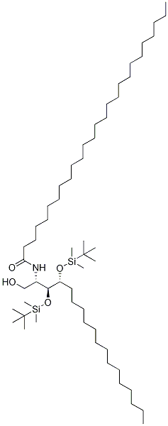 (2S,3S,4R)-3,4-Bis[(tert-butyldimethylsilyl)oxy]-2-hexacosanoylamino-4-octadecanol CAS#: 205371-68-2