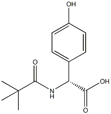 (R)-α-[(2,2-DiMethyl-1-oxopropyl)aMino]-4-hydroxybenzeneacetic Acid CAS#: 205826-86-4