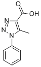 5-Methyl-1-phenyl-1H-[1,	2,	3]triazole-4-carboxylic	acid CAS#: 20725-32-0