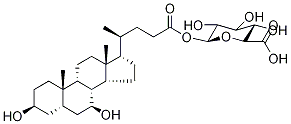1-[(3α,5β,7α)-3,7-Dihydroxycholan-24-oate] β-D-Glucopyranuronic Acid CAS#: 208038-27-1