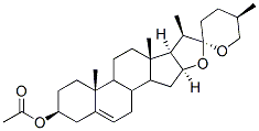 (20R,25R)-spirost-5-en-3beta-yl acetate CAS#: 1061-54-7