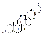 (20S)-17,21-[(Butylboranediyl)bis(oxy)]-20-hydroxypregn-4-en-3-one CAS#: 24376-83-8