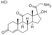 21-Amino-17-hydroxypregn-4-ene-3,11,20-trione hydrochloride CAS#: 110428-56-3